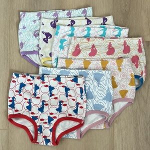 Hanna Andersson 120/130 Disney Organic Cotton Briefs Underwear Medium Unders